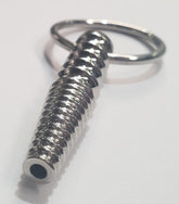 Ynaija Ribbed Metal Penis Plug With O-Ring
